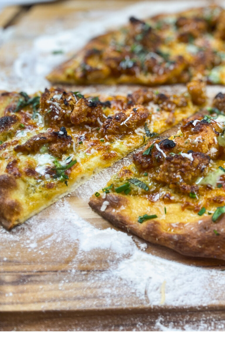Nashville Hot Chicken Pickle Pizza